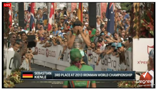 Sebastian Kienle 3rd place at 2013 Ironman World Championship
