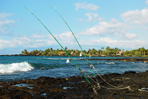 Shore fishing on the Big Island | Aloha Vacation Cottages